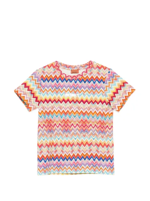 Missoni Kids zigzag short-sleeve T-shirt