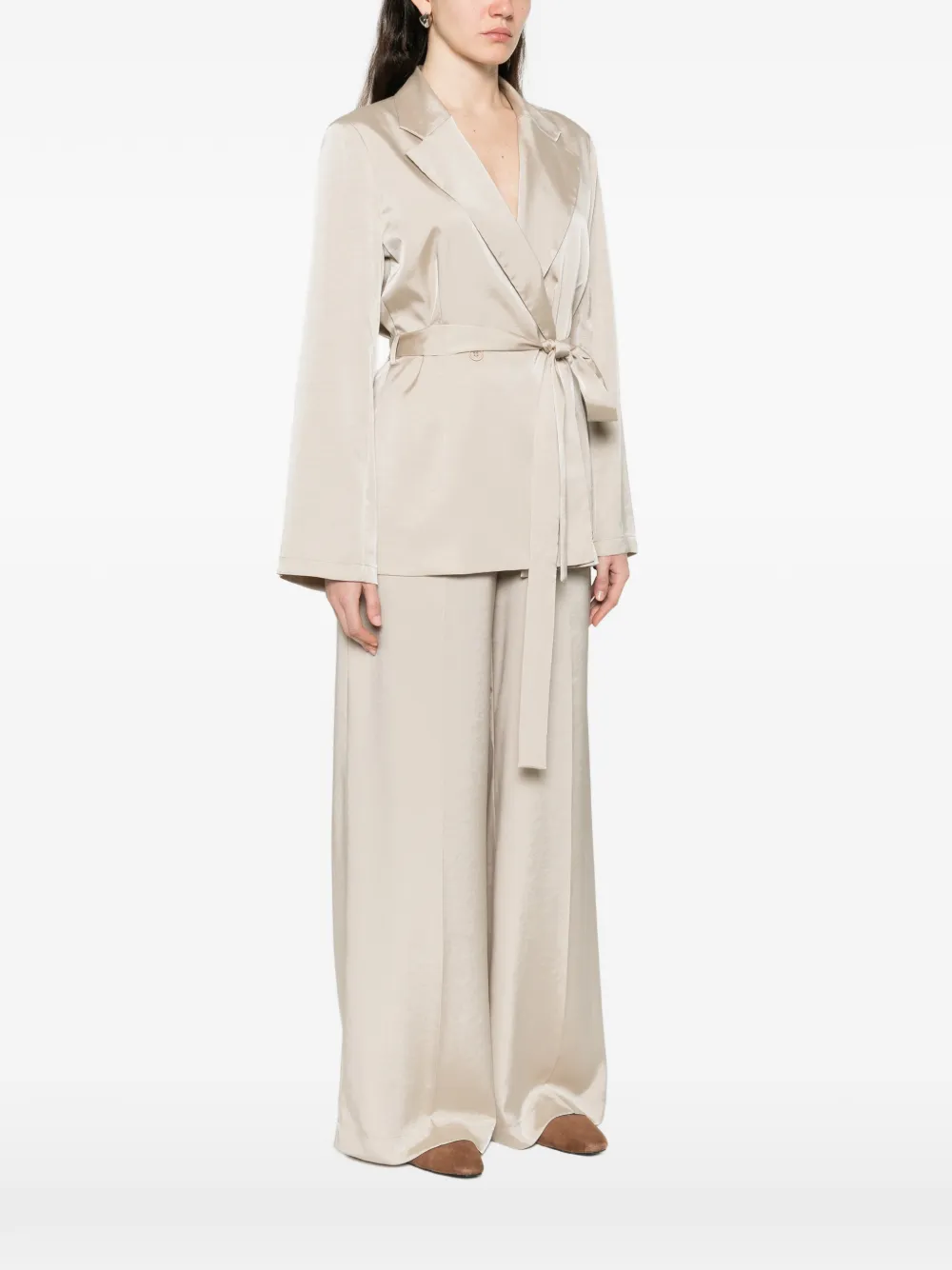  P.a.r.o.s.h. Belted Jacket - Neutrals 