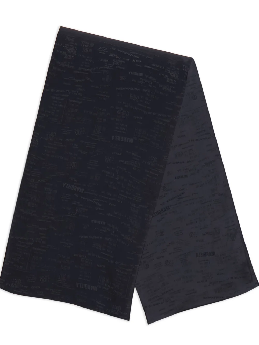 MM6 Maison Margiela Sjaal met logo jacquard Zwart