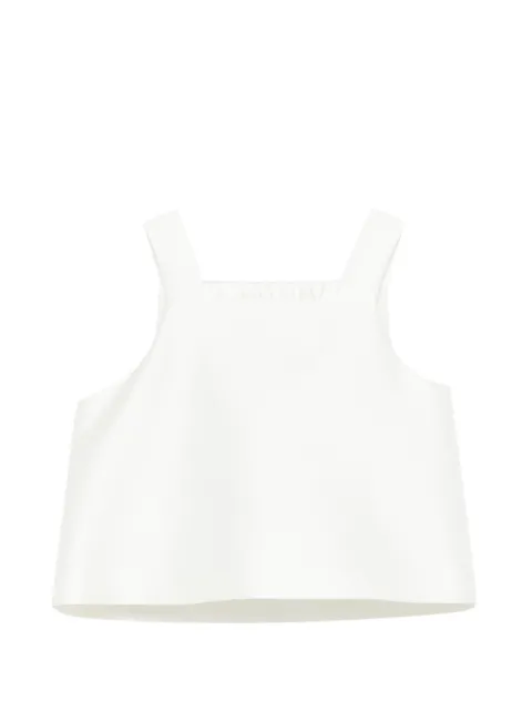 Simonetta square-neck top