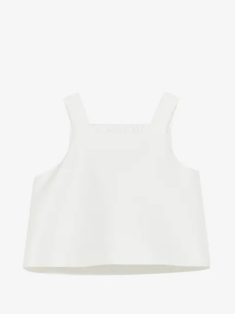 Simonetta square-neck top