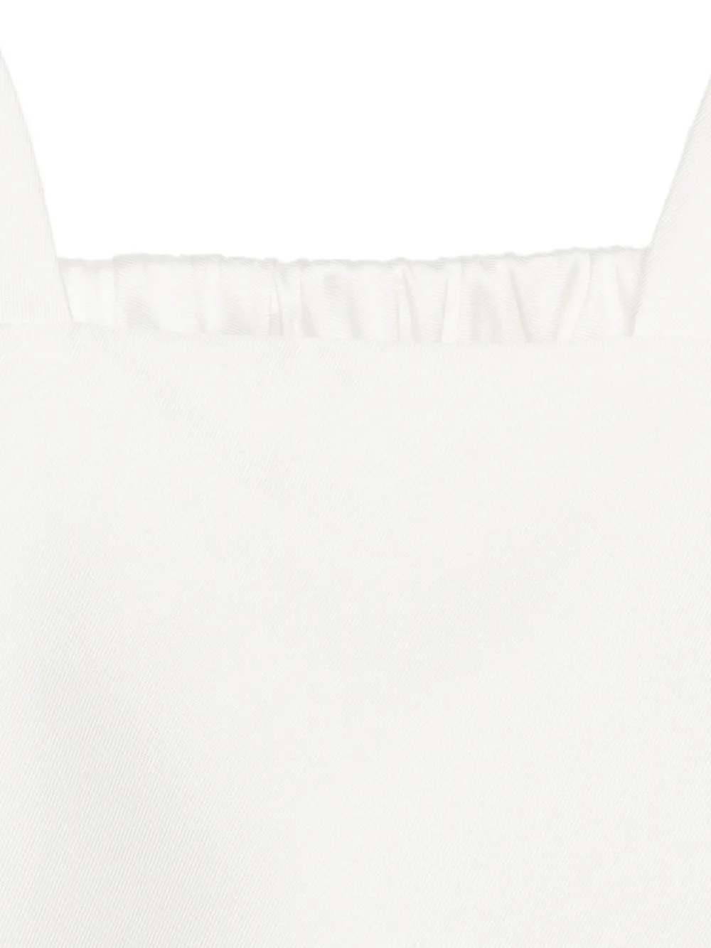  Simonetta Square-neck Top - White 
