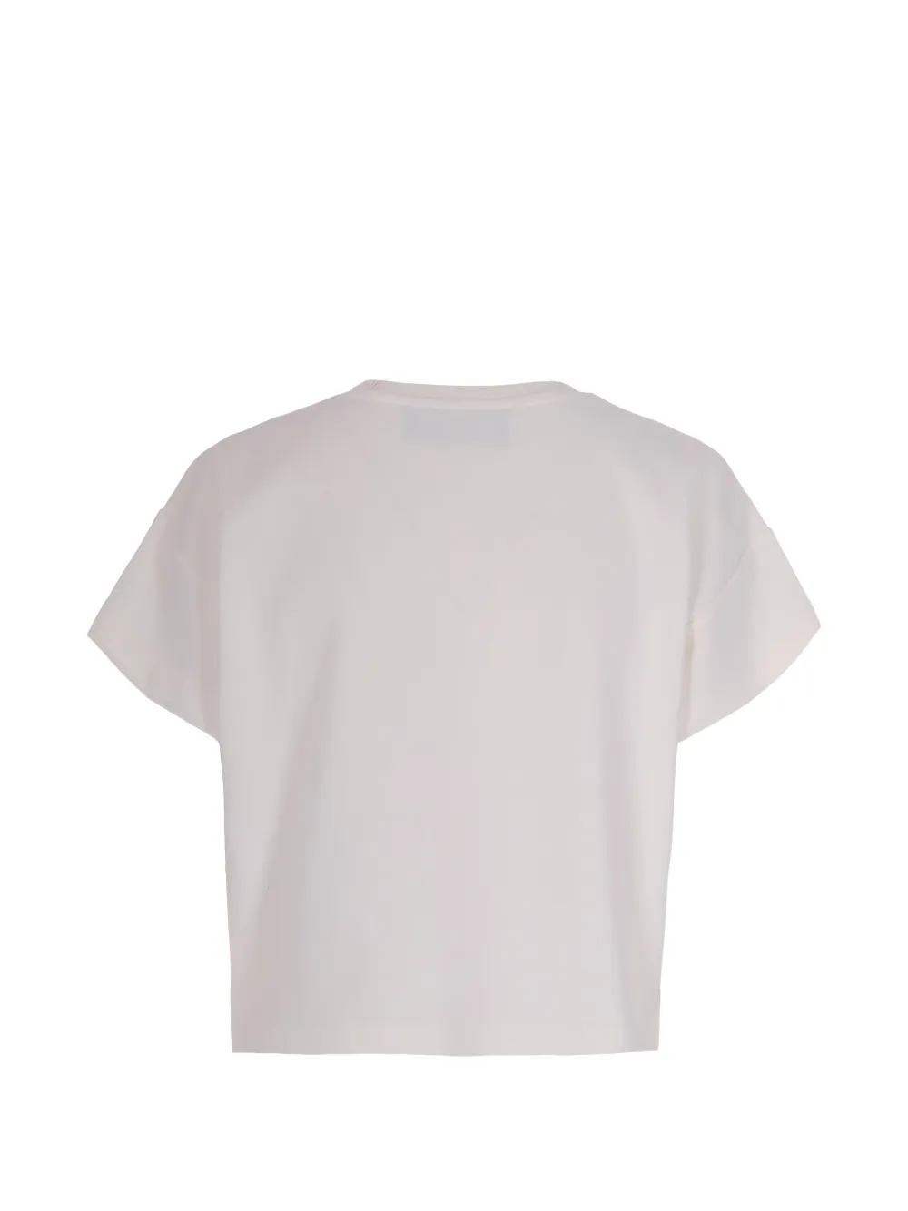 Elisabetta Franchi T-shirt met logo Wit