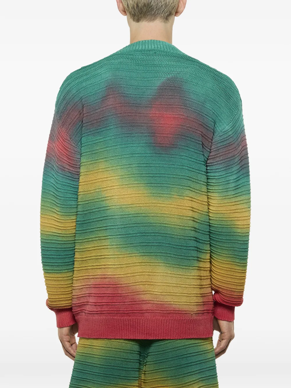  Laneus Over Fit Cardigan - Green 