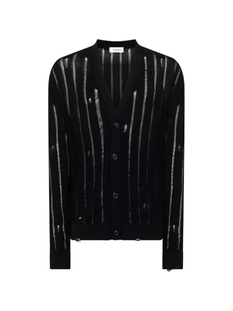 Laneus cárdigan con botones y acabado envejecido