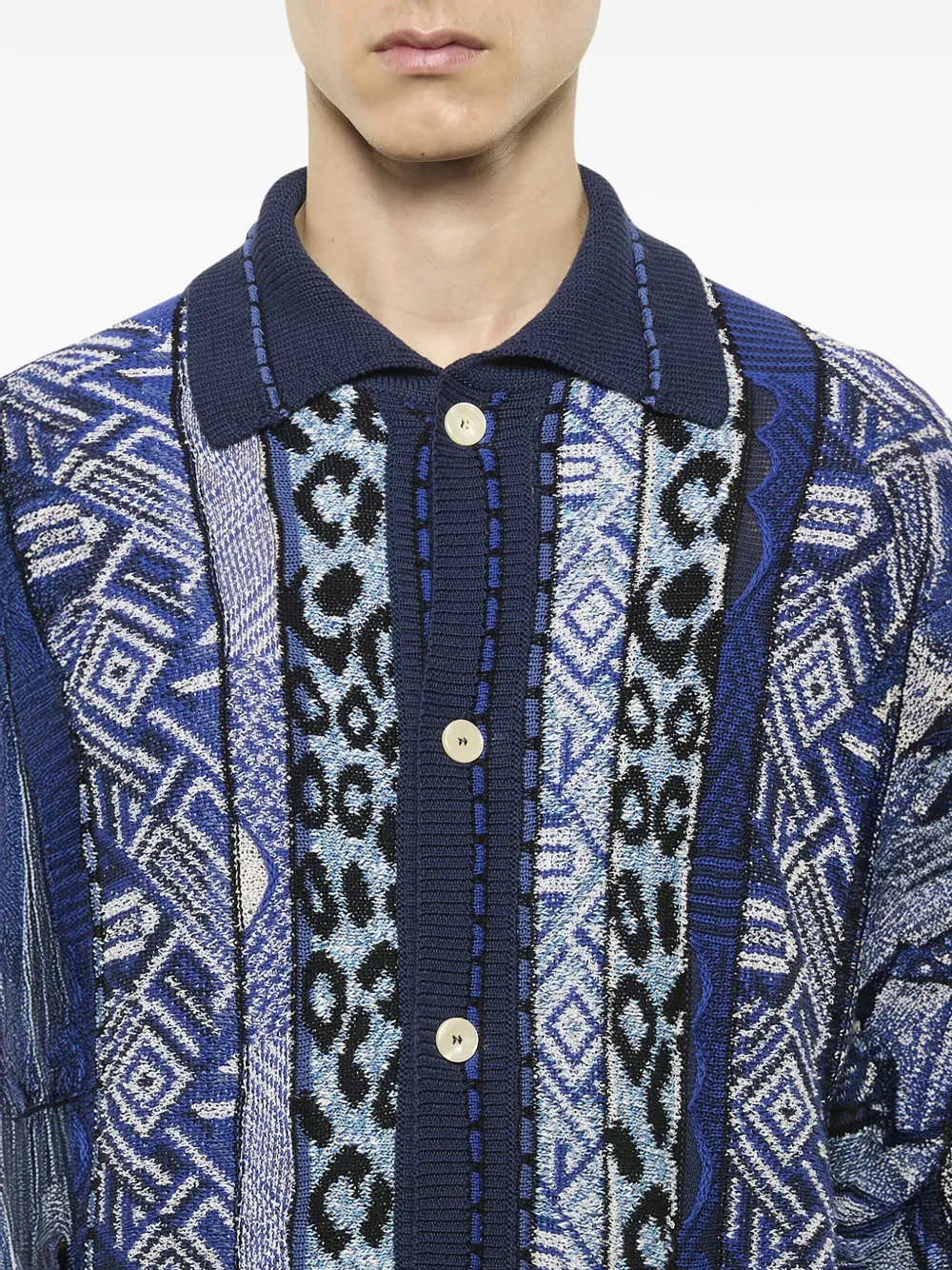 Laneus Polotrui met patroon Blauw