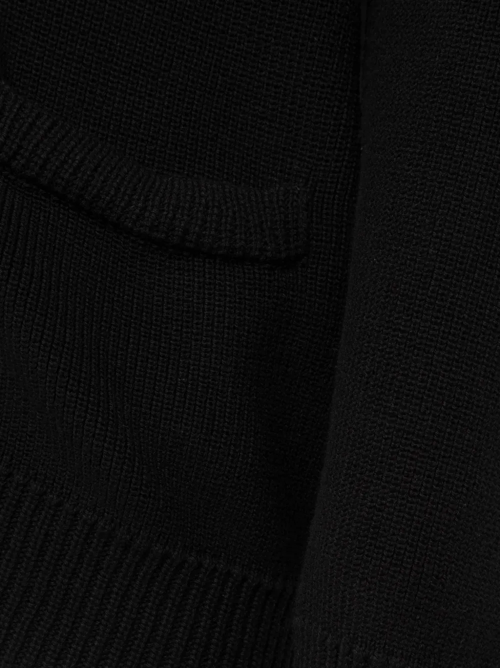 Laneus Vest met V-hals Zwart