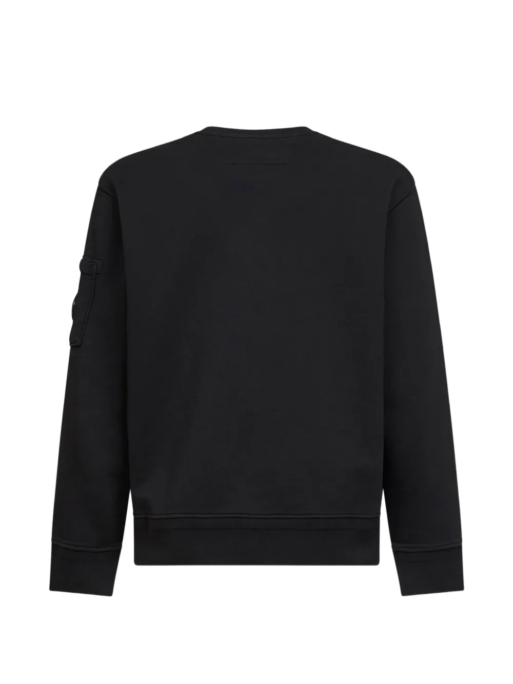 C.P. Company snap-buttoned patch crew-neck sweatshirt - Zwart