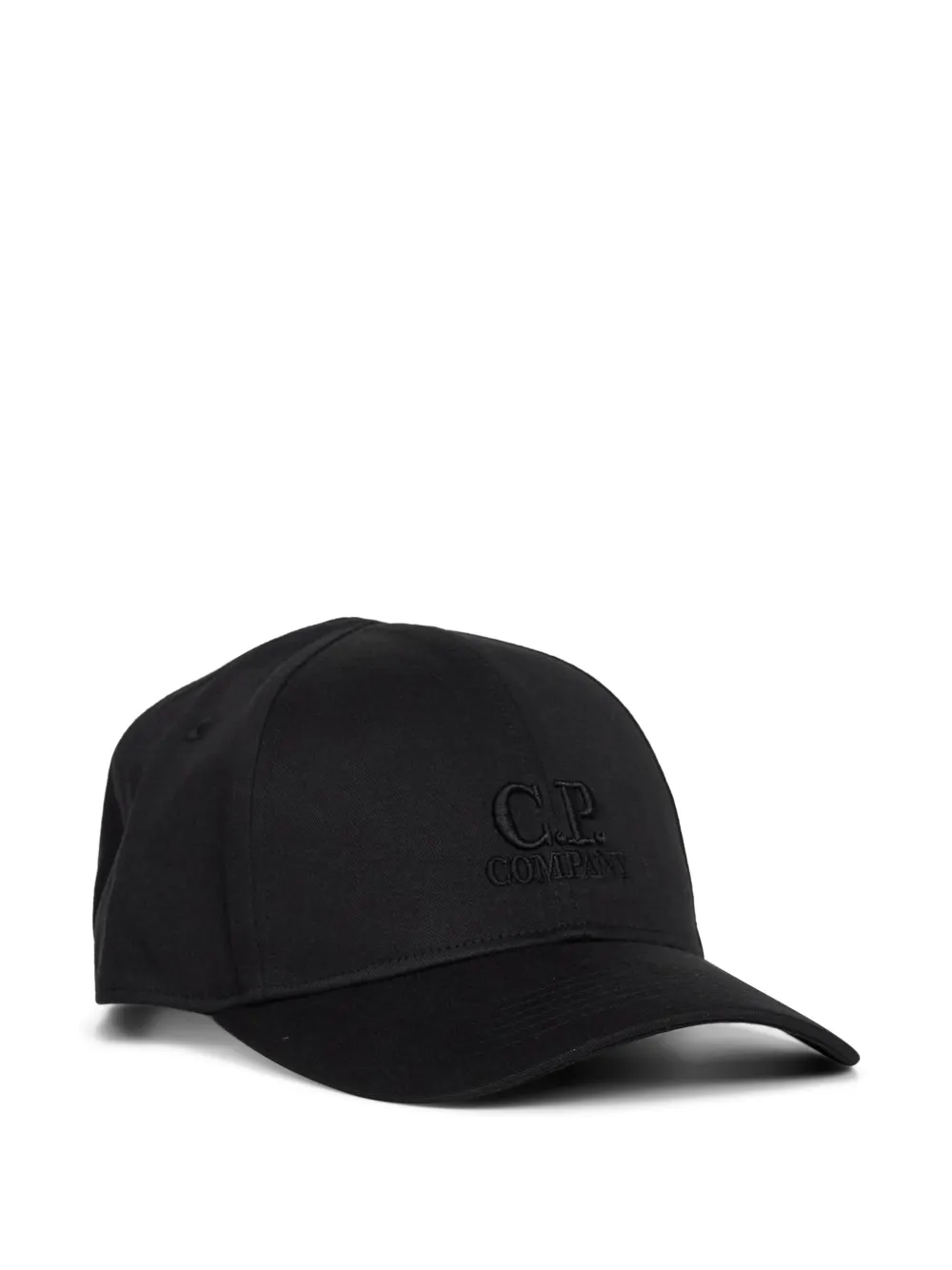 C.P. Company Gabardine pet met logo Zwart