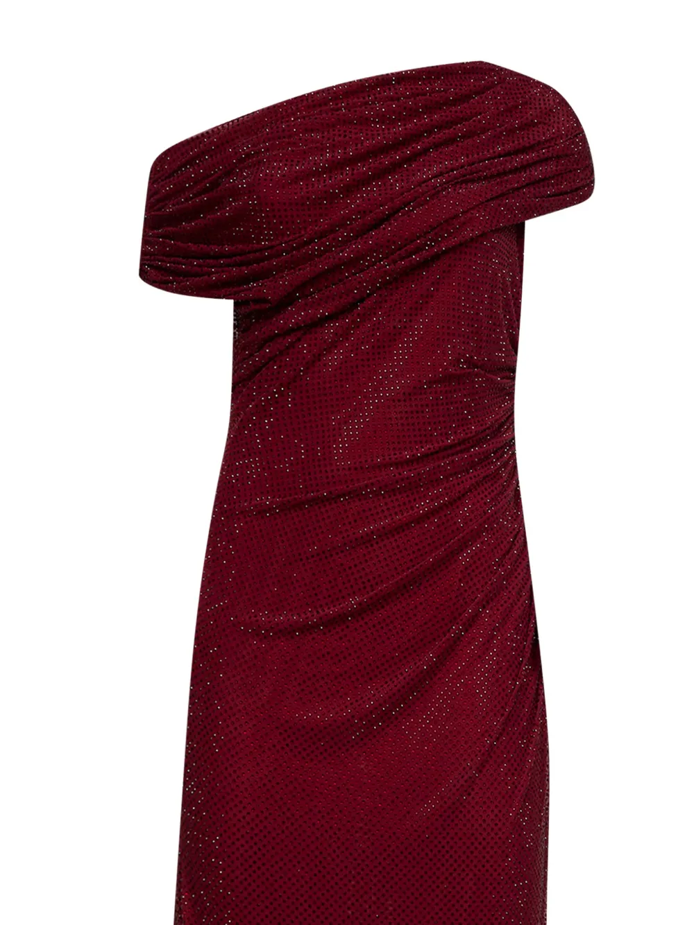  Self-portrait Asymmetric Midi Dress - Red 