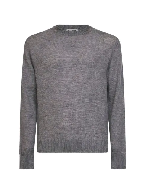 Jil Sander monogram-embroidered crew-neck sweater