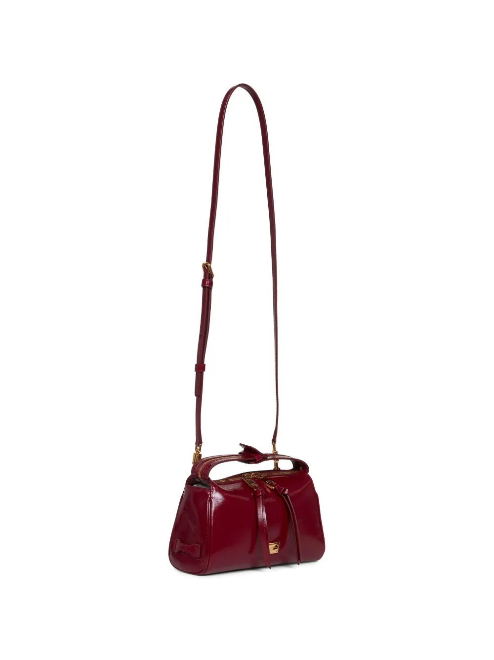 Dolce & Gabbana knotted leather zipped tote bag - Rood