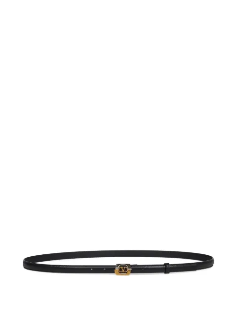 Valentino Garavani V-logo buckle leather belt