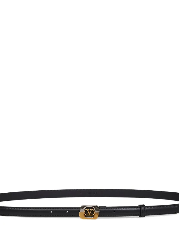 VALENTINO GARAVANI Vロゴ レザーベルト Valentino Garavani Vロゴ レザーベルト | ブラック | FARFETCH JP