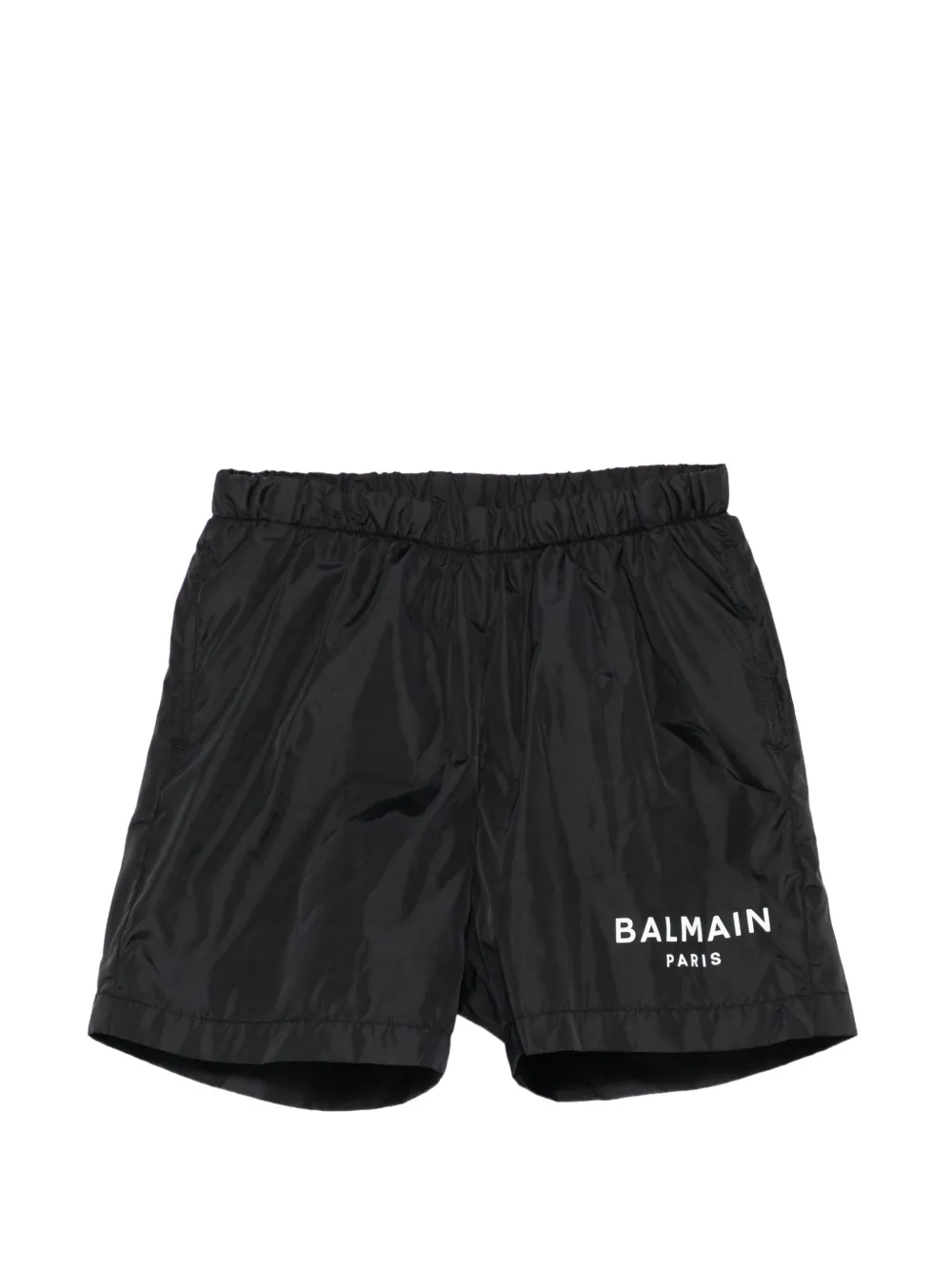 Balmain Kids logo swim shorts - Nero