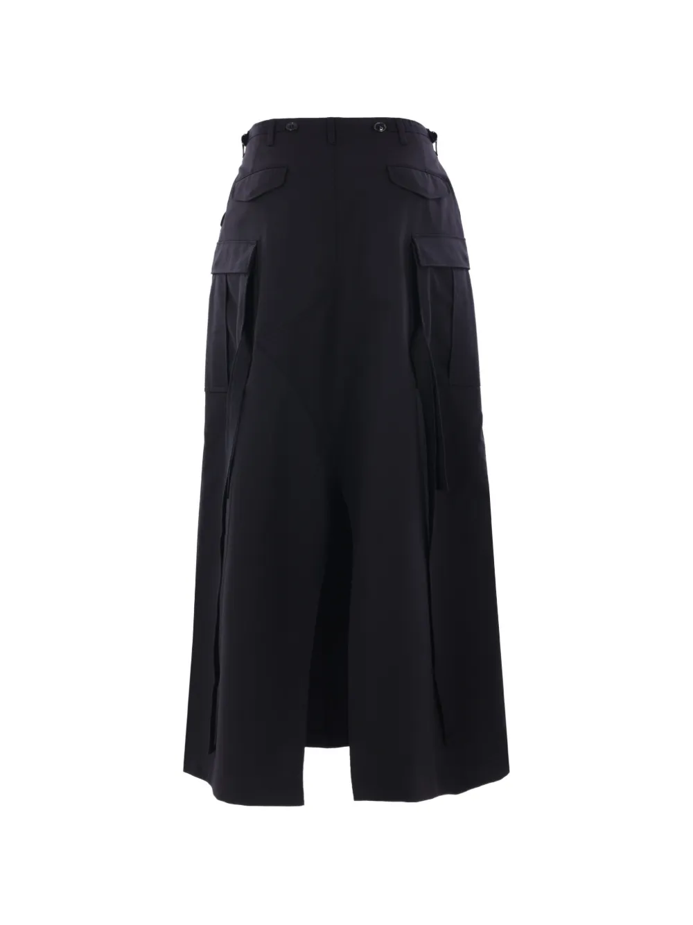Junya Watanabe flap-pocket skirt - Zwart