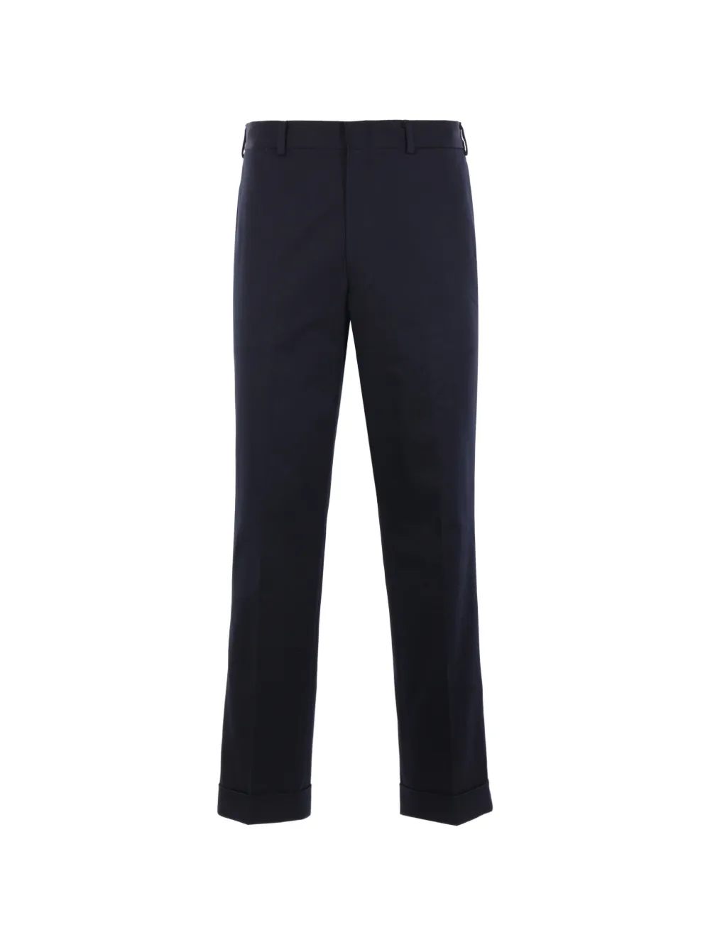 J.PRESS gabardine turn up trousers - Blu