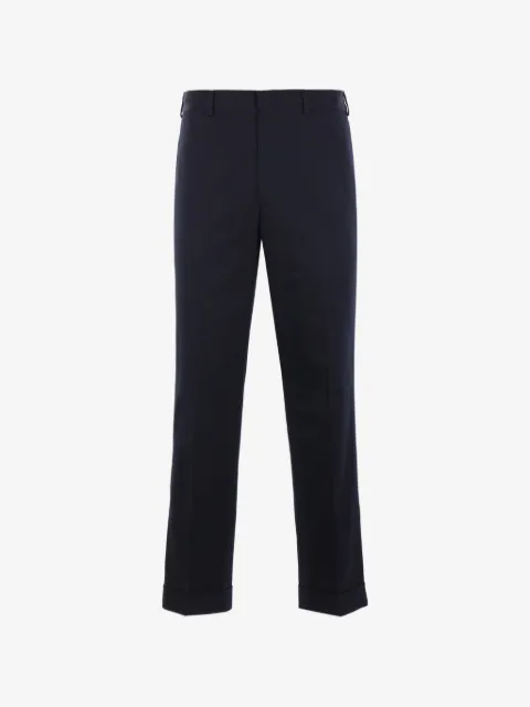 J.PRESS gabardine turn up trousers