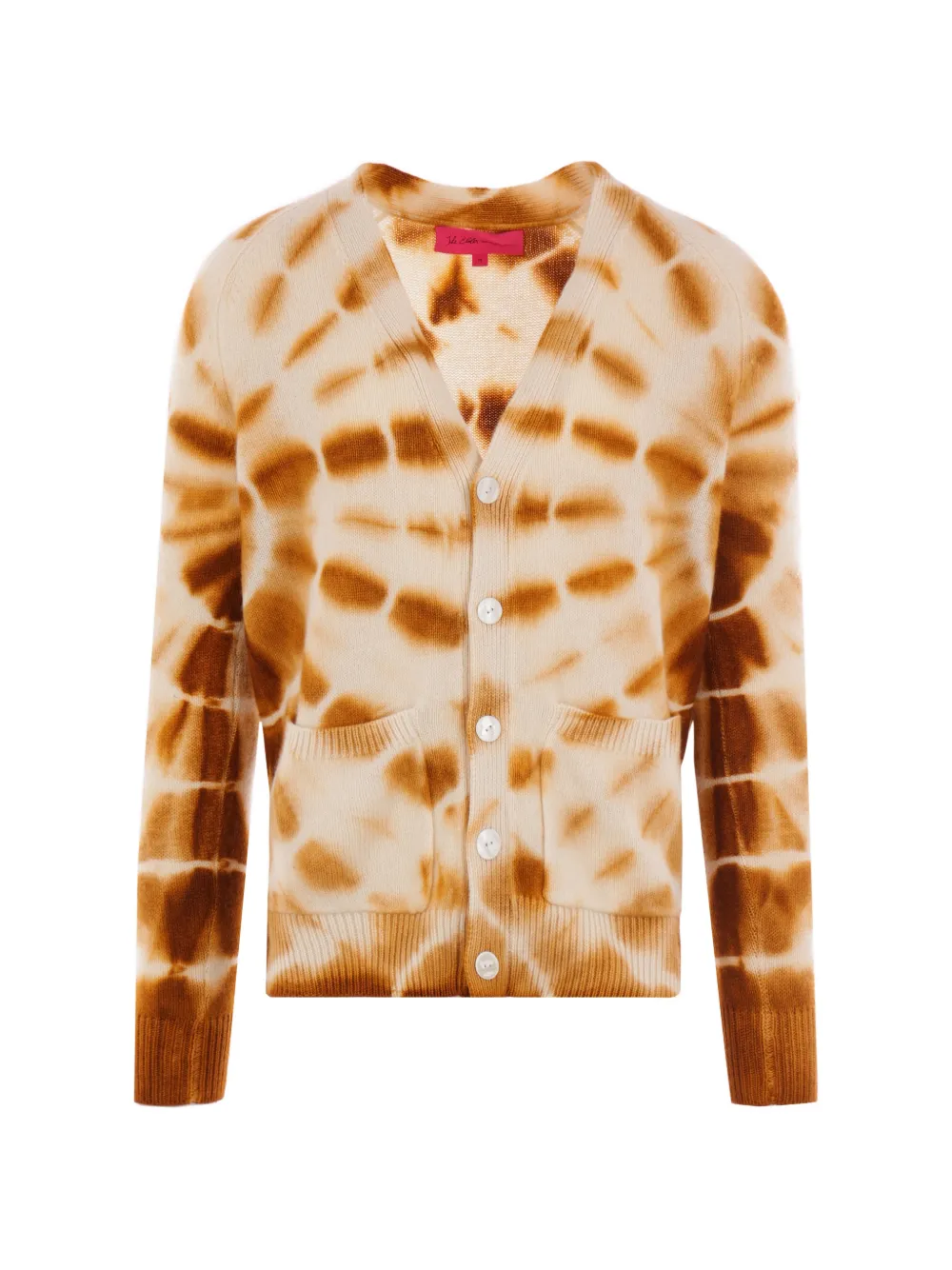 The Elder Statesman web-print oversized cardigan - Toni neutri