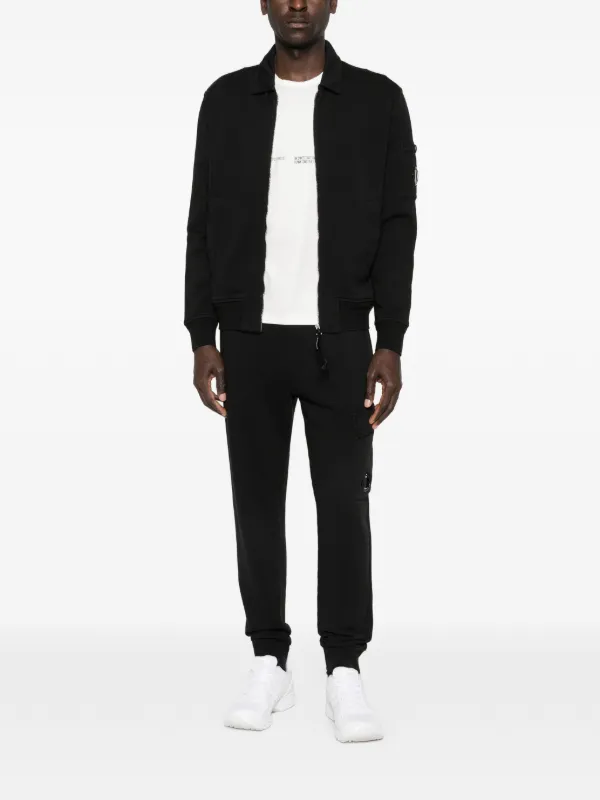 C.P. Company ジップアップ スウェットシャツ | ブラック | FARFETCH JP