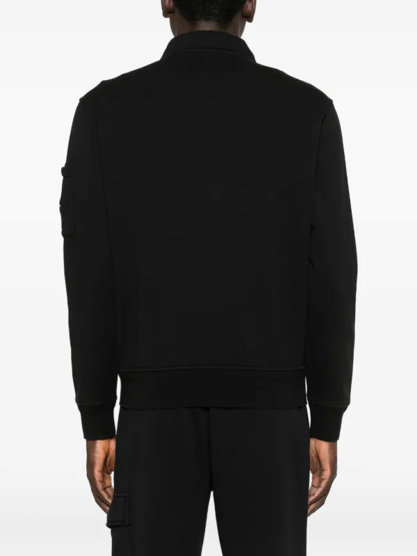 C.P. Company ジップアップ スウェットシャツ | ブラック | FARFETCH JP