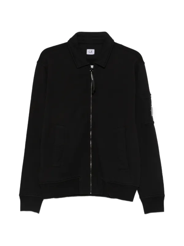C.P. Company ジップアップ スウェットシャツ | ブラック | FARFETCH JP