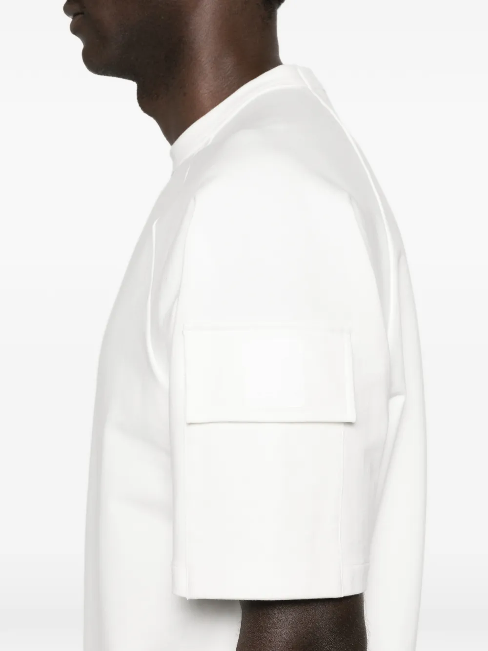 C.P. Company T-shirt met zak op de mouw Wit