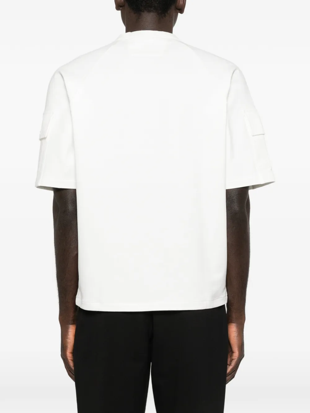 C.P. Company T-shirt met zak op de mouw Wit