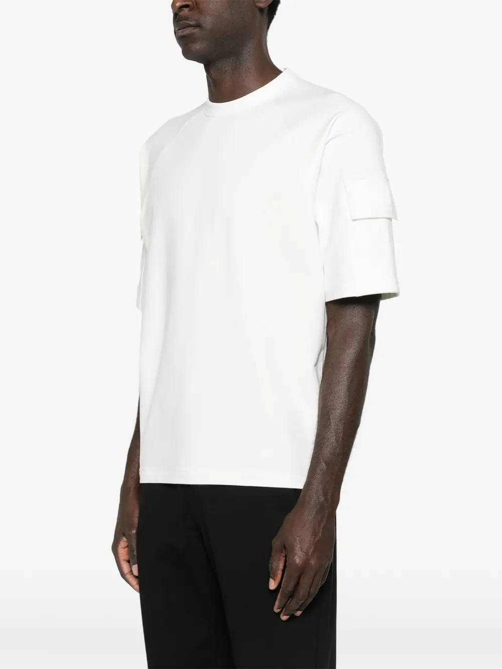 C.P. Company T-shirt met zak op de mouw Wit