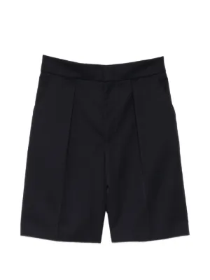 Alexander Wang ロゴストライプ リブミニショートパンツ | ブラック