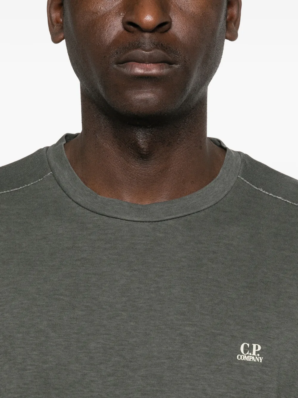 C.P. Company T-shirt met logo Groen