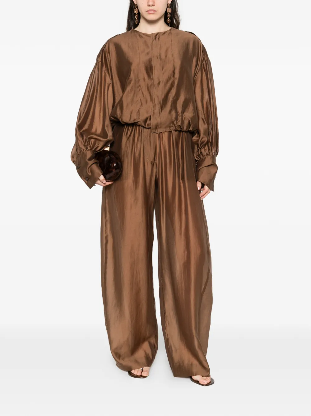 THELATEST Diana blouse Bruin