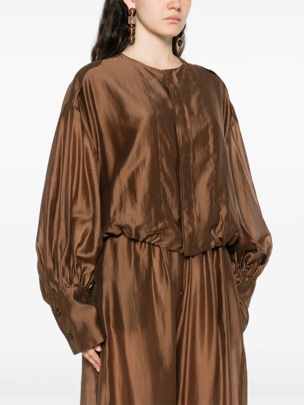 THELATEST Diana blouse Bruin