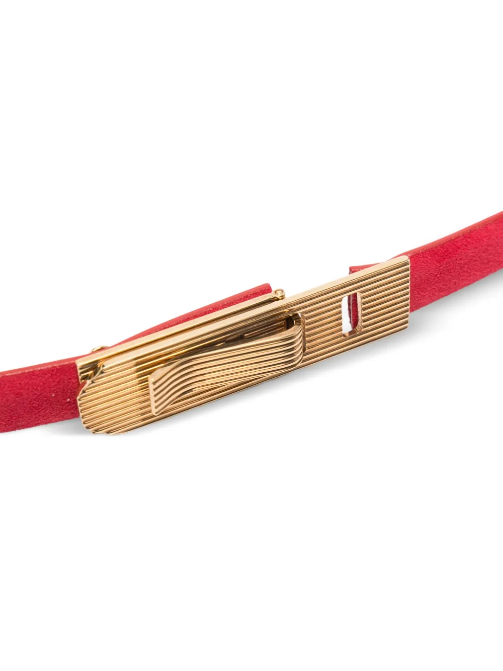  Alberta Ferretti Buckle Belt - Red 