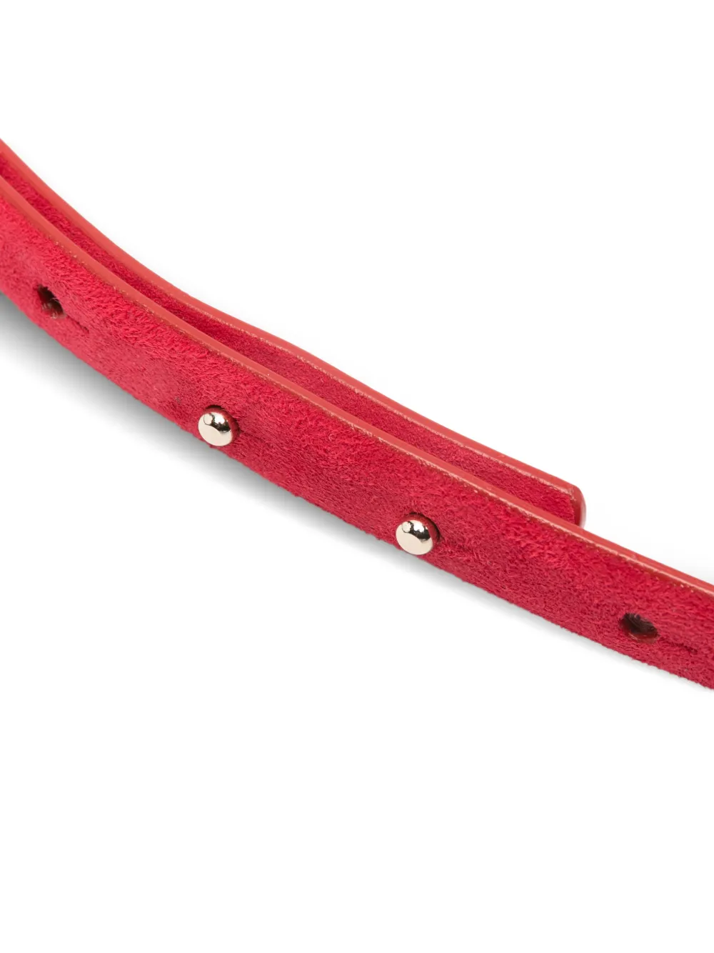  Alberta Ferretti Buckle Belt - Red 