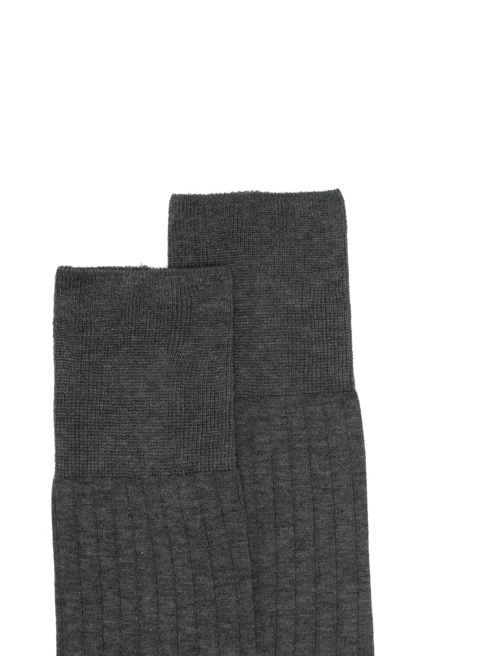  Nº21 Ribbed Socks - Grey 