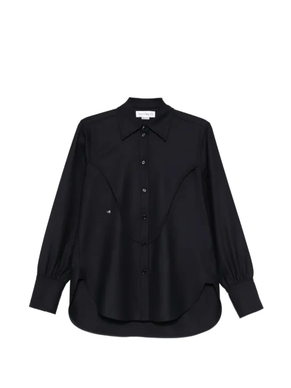 Victoria Beckham Yoke Top in Blue