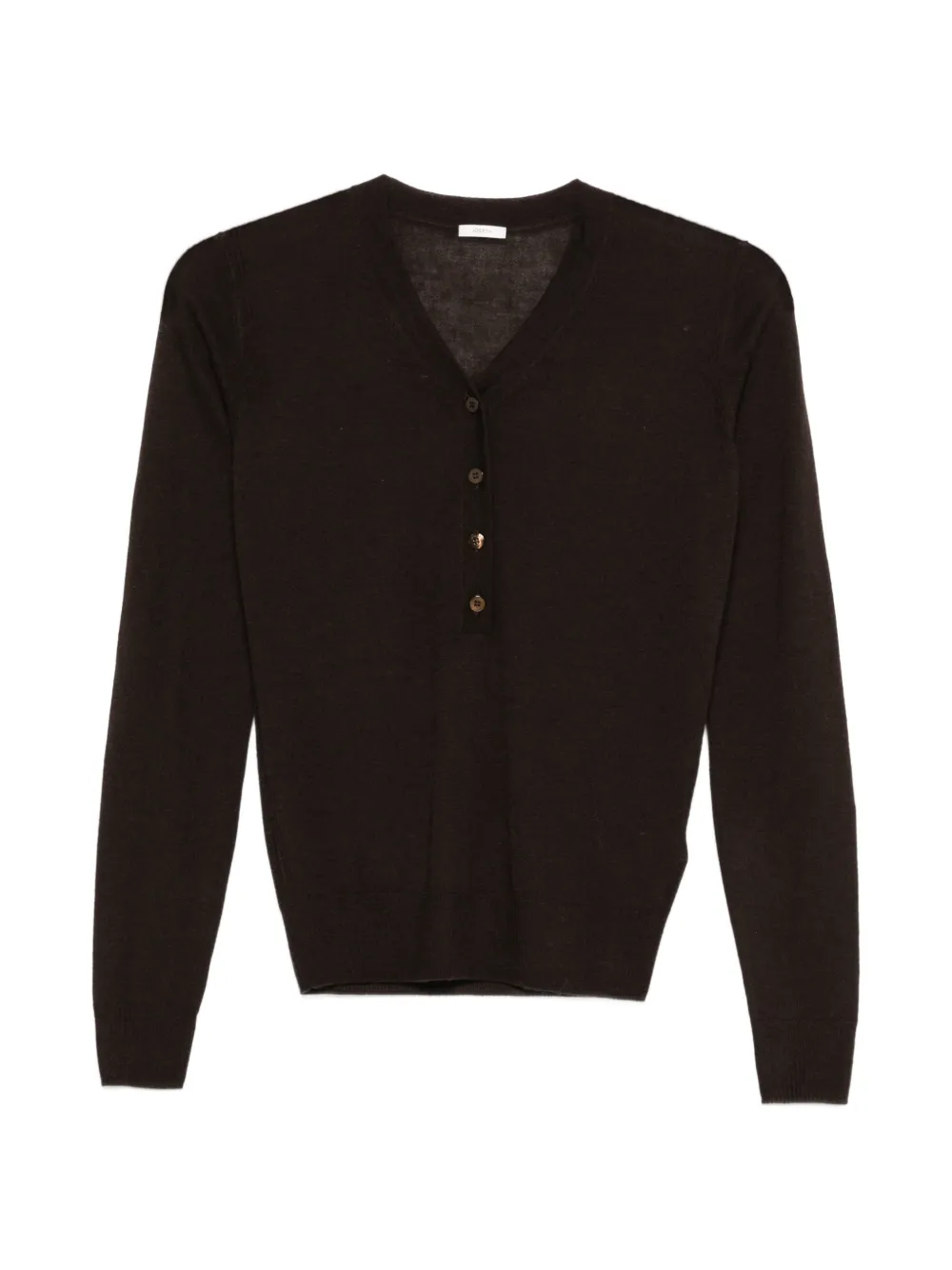JOSEPH Gillies V-neck sweater - Marrone