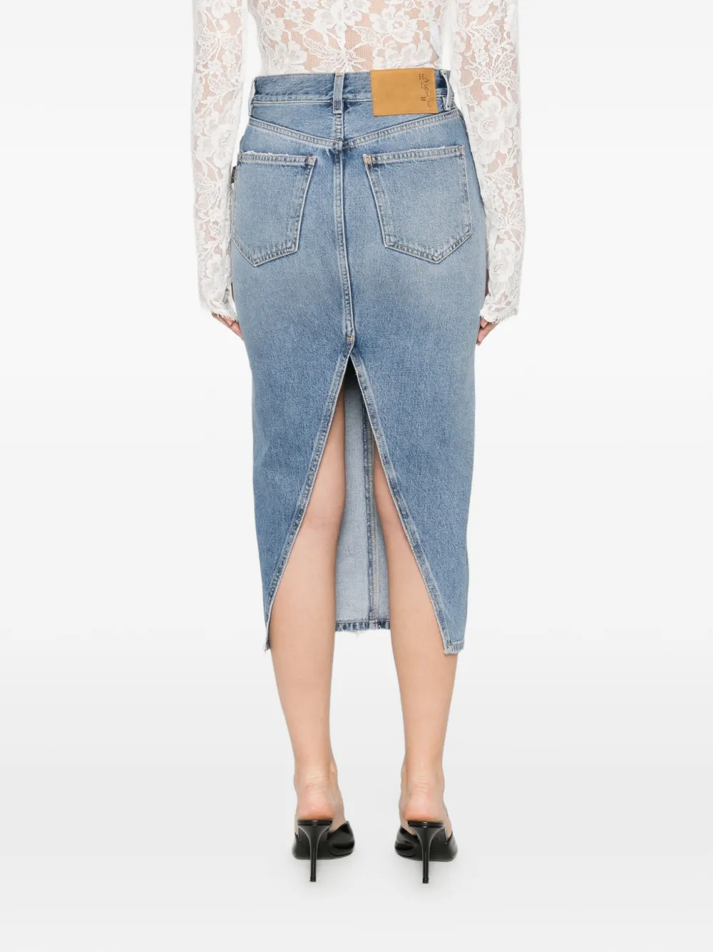 Haikure Rick rok met vlakken Blauw