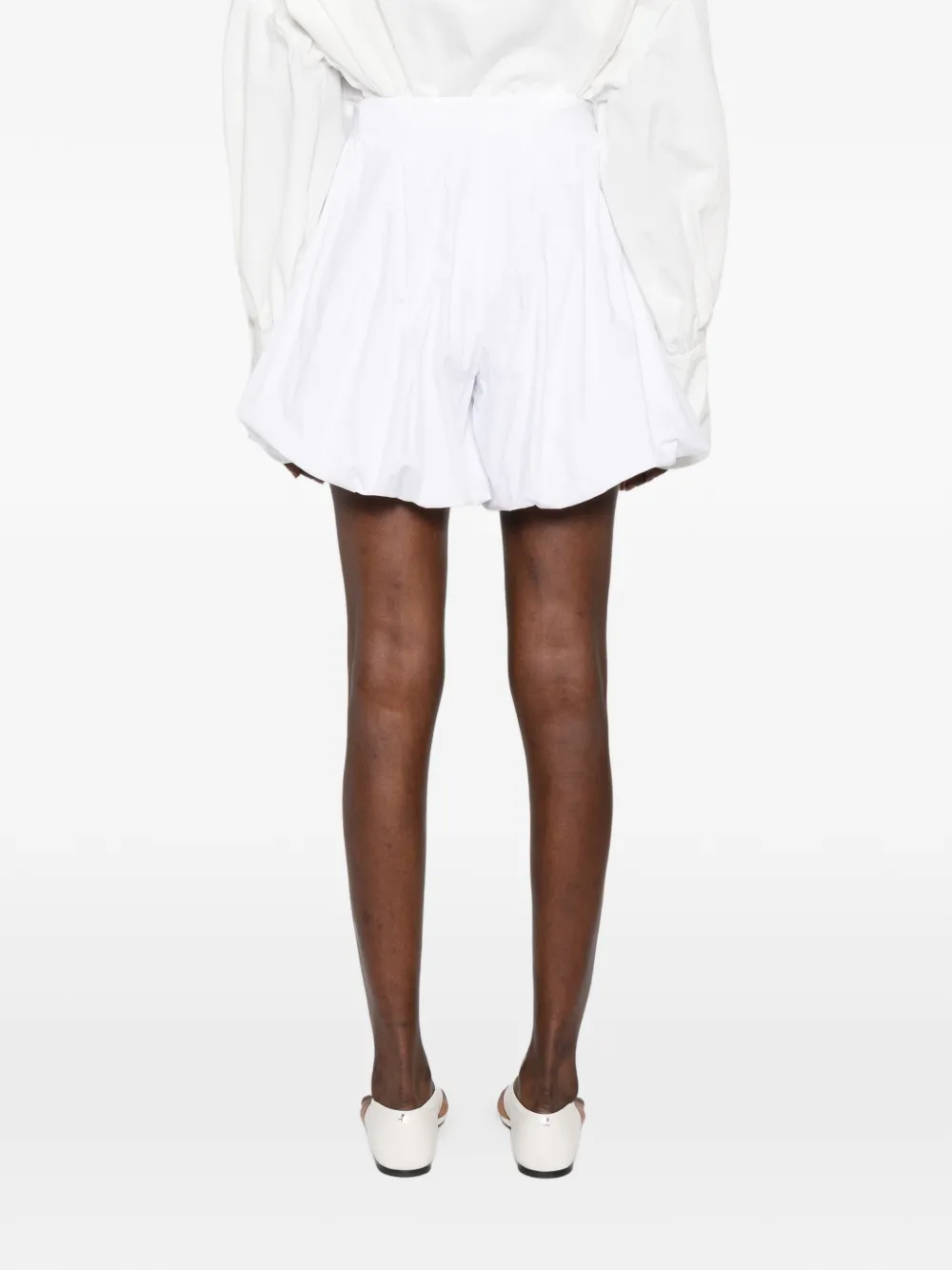 THELATEST Dafne popeline shorts Wit