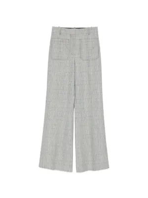 スーツ SAMUEL GUI YANG LEE TROUSER DOVE GREY SAMUEL GUÌ YANG Button straight-leg Trousers | Brown | FARFETCH KW
