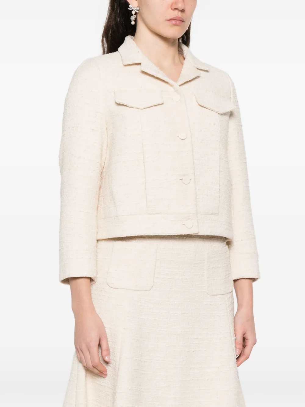  Nº21 Woven Pocket Jacket - Neutrals 