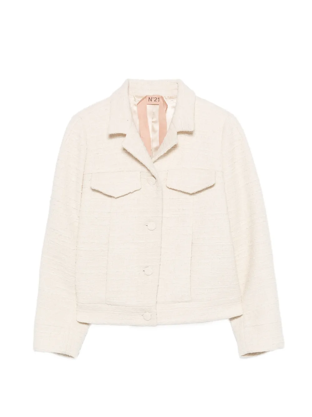 Nº21 woven pocket jacket - Toni neutri