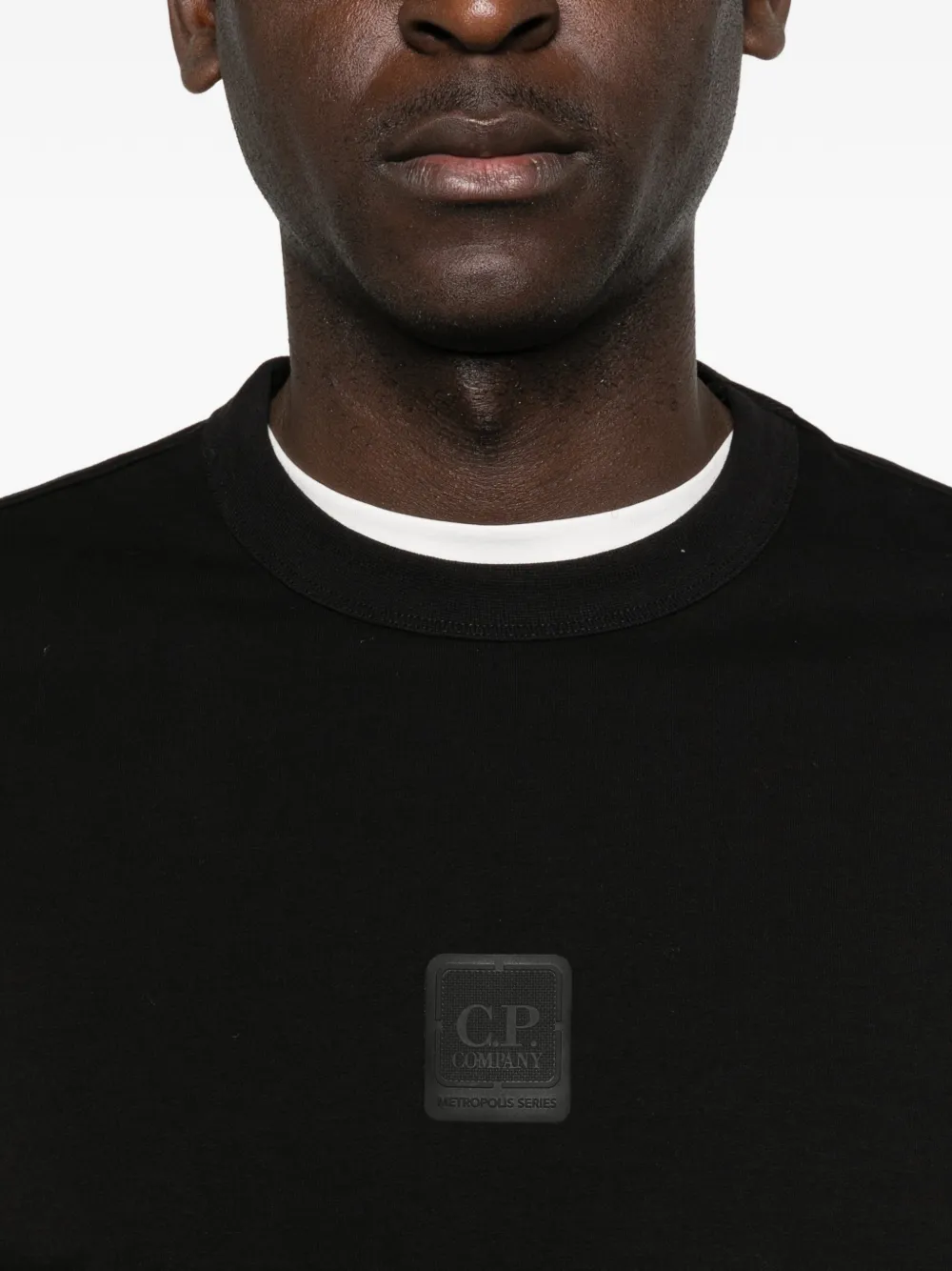 C.P. Company Sweater met ronde hals Zwart
