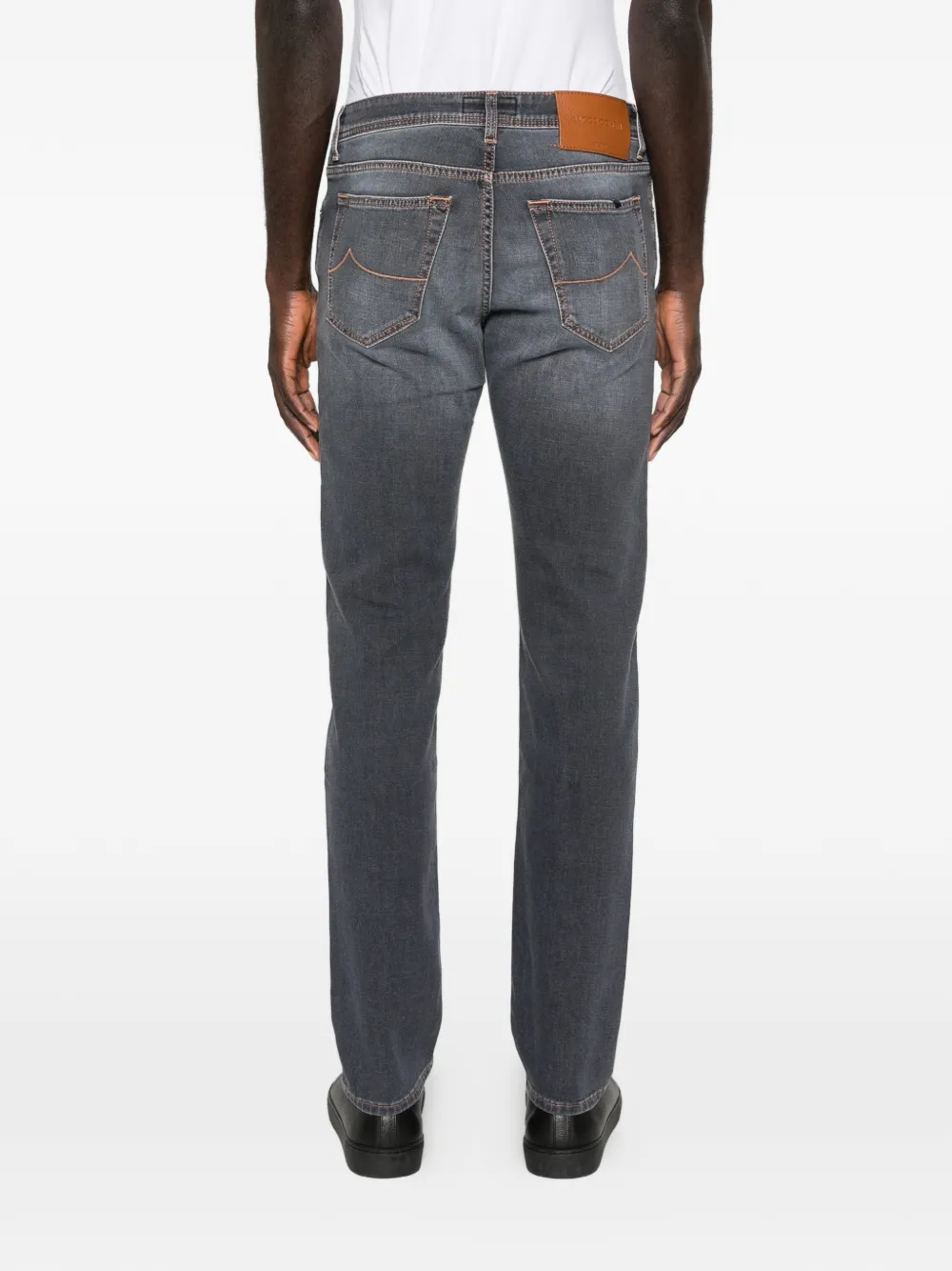 Jacob Cohën Jeans met vijf zakken Grijs