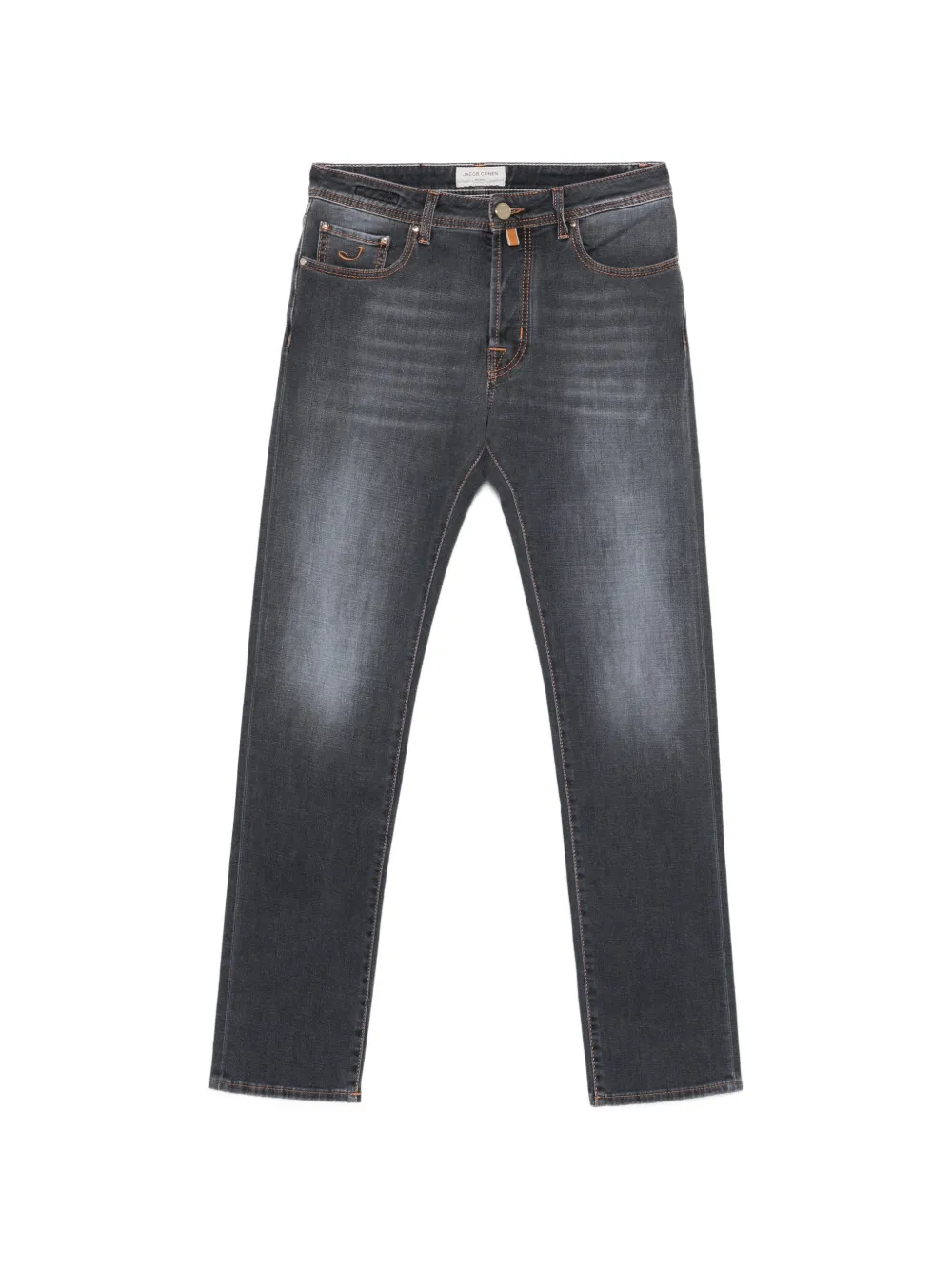 Jacob Cohën slim-fit five-pocket jeans - Grigio