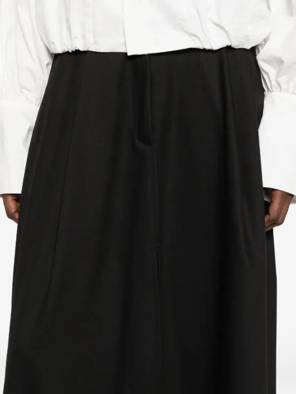 THELATEST Daisy Pleated Skirt | Black | FARFETCH