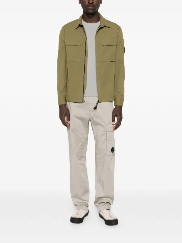 C.P. Company パッチポケット シャツジャケット | グリーン | FARFETCH JP