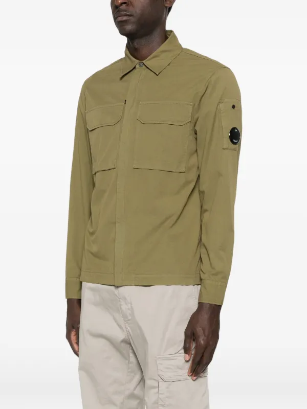C.P. Company パッチポケット シャツジャケット | グリーン | FARFETCH JP