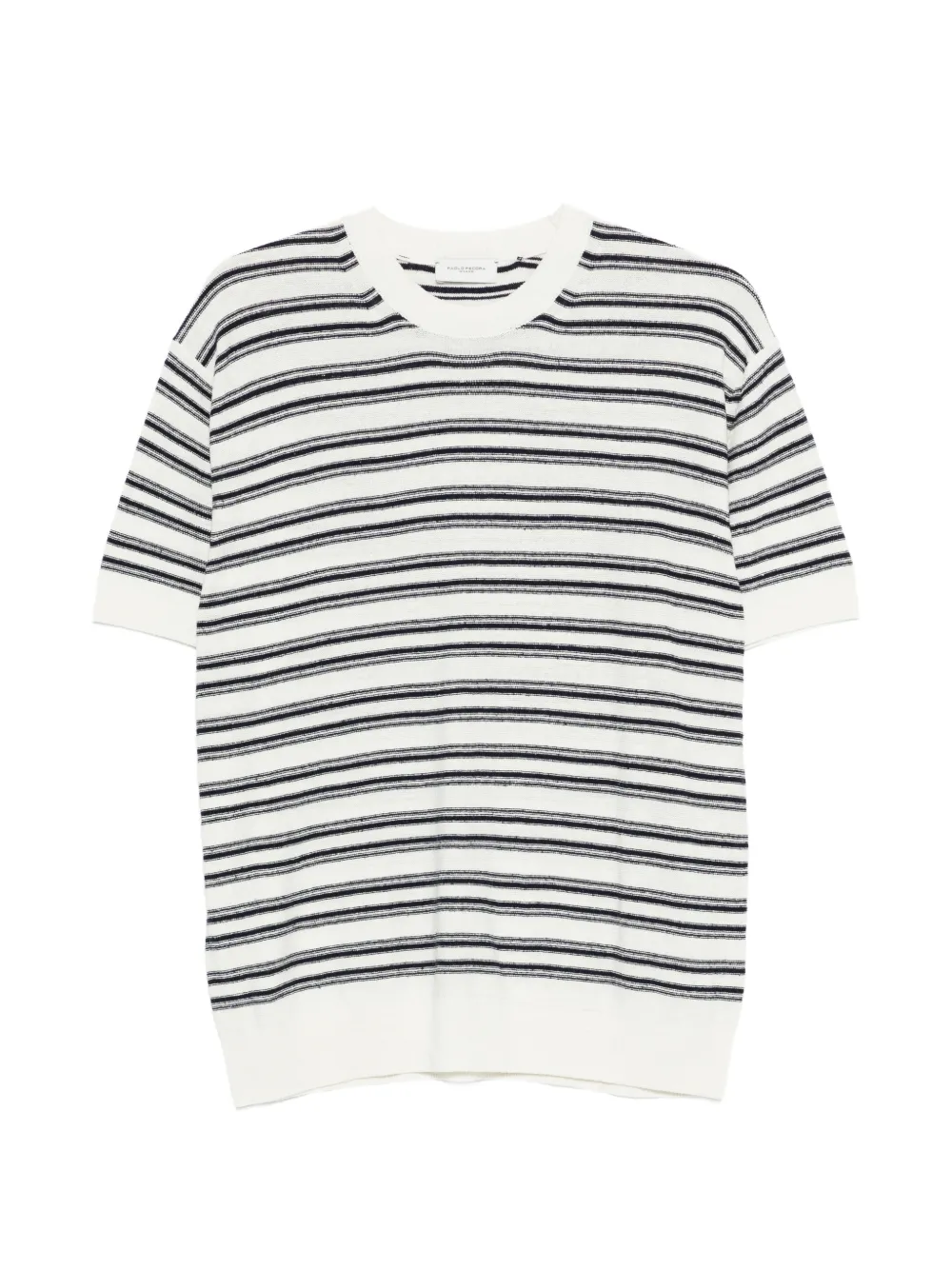 Paolo Pecora T-shirt a righe - Bianco